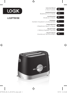 Manual Logik L02PTB13E Toaster