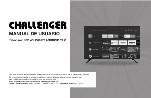 Manual de uso Challenger LED 43LO68 BT Televisor de LED