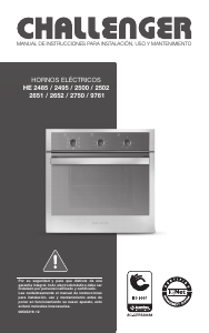 Manual de uso Challenger HE 2485 Horno