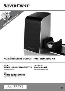 Mode d’emploi SilverCrest IAN 73761 Scanner de film