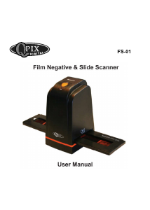 Handleiding QPix FS-01 Filmscanner