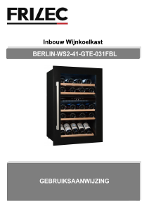 Bedienungsanleitung Frilec BERLIN-WS2-41-GTE-031FBL Weinklimaschrank