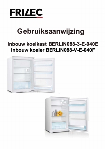 Mode d’emploi Frilec BERLIN088-V-E-040F Réfrigérateur