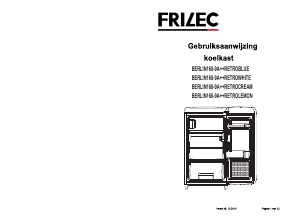 Handleiding Frilec BERLIN168-9A++BLUE Koelkast