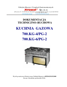 Manuale Kromet 700.KG-4/PG-2 Cucina