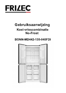 Manual Frilec BONN-MD442-135-040FDI Fridge-Freezer