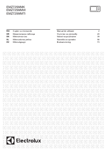 Priročnik Electrolux EMZ725MMK Mikrovalovna pečica