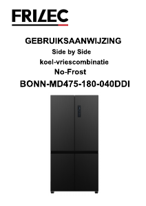 Manual Frilec BONN-MD475-180-040DDI Fridge-Freezer