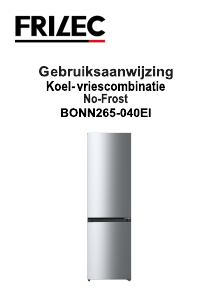 Handleiding Frilec BONN265-040EI Koel-vries combinatie