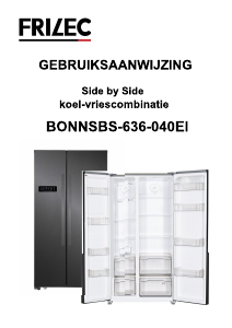 Manual Frilec BONNSBS-636-040EI Fridge-Freezer