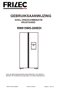 Manual Frilec RW015-WS-200EDI Fridge-Freezer