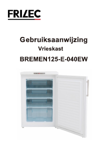 Manual Frilec BREMEN125-E-040EW Freezer