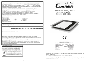 Manual Comelec BBCH 6101 Balança