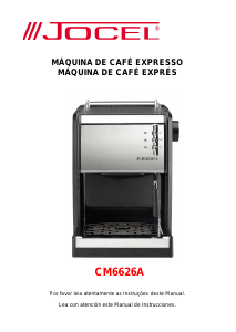 Manual de uso Jocel CM6626A Máquina de café espresso