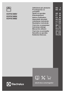 Наръчник Electrolux EOF5C50BX Фурна