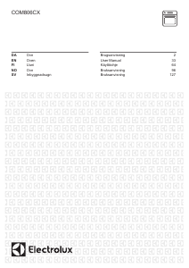 Brugsanvisning Electrolux COM806CX Ovn