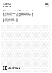 Manual de uso Electrolux EOD6P77X Horno