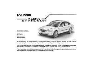 Manual Hyundai Azera Grandeur (2005)