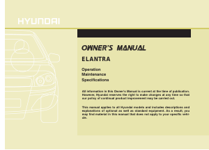 Manual Hyundai Elantra (2010)