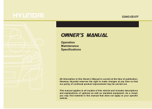 Manual Hyundai Equus (2013)