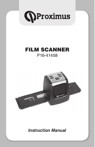 Manual Proximus P16-41458 Film Scanner