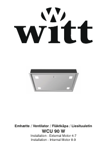 Käyttöohje Witt WCU90W Liesituuletin