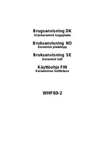 Brugsanvisning Witt WHF60-2 Kogesektion