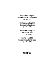 Bruksanvisning Witt WHP59 Kokeplate