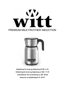 Bedienungsanleitung Witt WPMFI Milchaufschäumer
