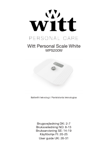 Manual Witt WPS200W Scale
