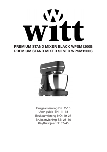 Bruksanvisning Witt WPSM1200B Köksmaskin