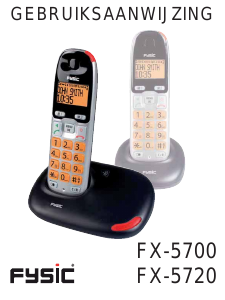 Handleiding Fysic FX-5700 Draadloze telefoon