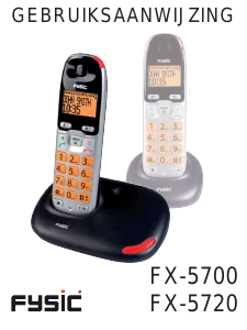 Handleiding Fysic FX-5720 Draadloze telefoon