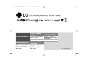 Käyttöohje LG HT503PH-A2 Kotiteatterijärjestelmä