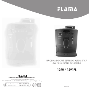 Manual de uso Flama 1290FL Máquina de café espresso