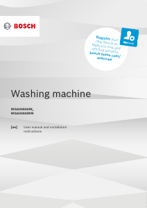 Manual Bosch WGA244ASIN Washing Machine