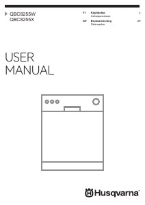 Bruksanvisning Husqvarna QBC8255W Diskmaskin