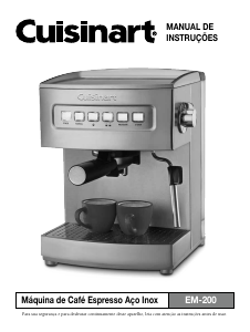 Manual Cuisinart EM-200 Máquina de café expresso
