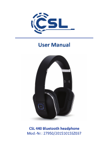 Manual CSL 440 Headphone