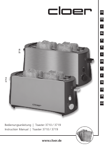 Manual de uso Cloer 3719 Tostador