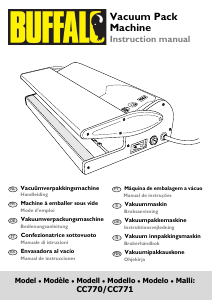 Manual de uso Buffalo CC771 Sellador de vacío