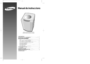 Manual de uso Samsung WA1034D0 Lavadora