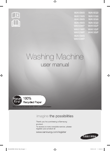 Manual Samsung WA11W9 Washing Machine