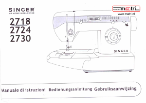 Bedienungsanleitung Singer 2718 Nähmaschine