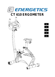 Handleiding Energetics CT 610 Hometrainer