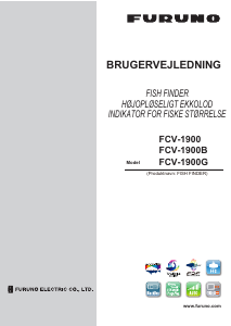 Brugsanvisning Furuno FCV-1900G Ekkolod