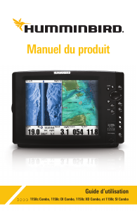 Mode d’emploi Humminbird 1158c DI Combo Sondeur