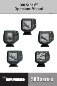 Manual Humminbird 565 Fishfinder