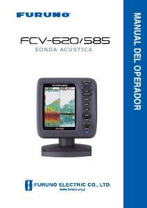 Manual de uso Furuno FCV-585 Sonda de pesca