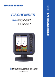Bedienungsanleitung Furuno FCV-587 Fischfinder